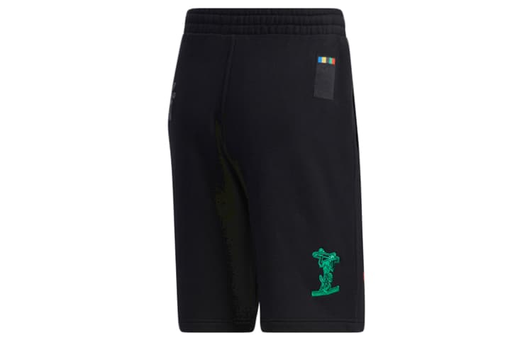 Шорты adidas x Disney Goofy Embroidered Shorts Black - изображение 2