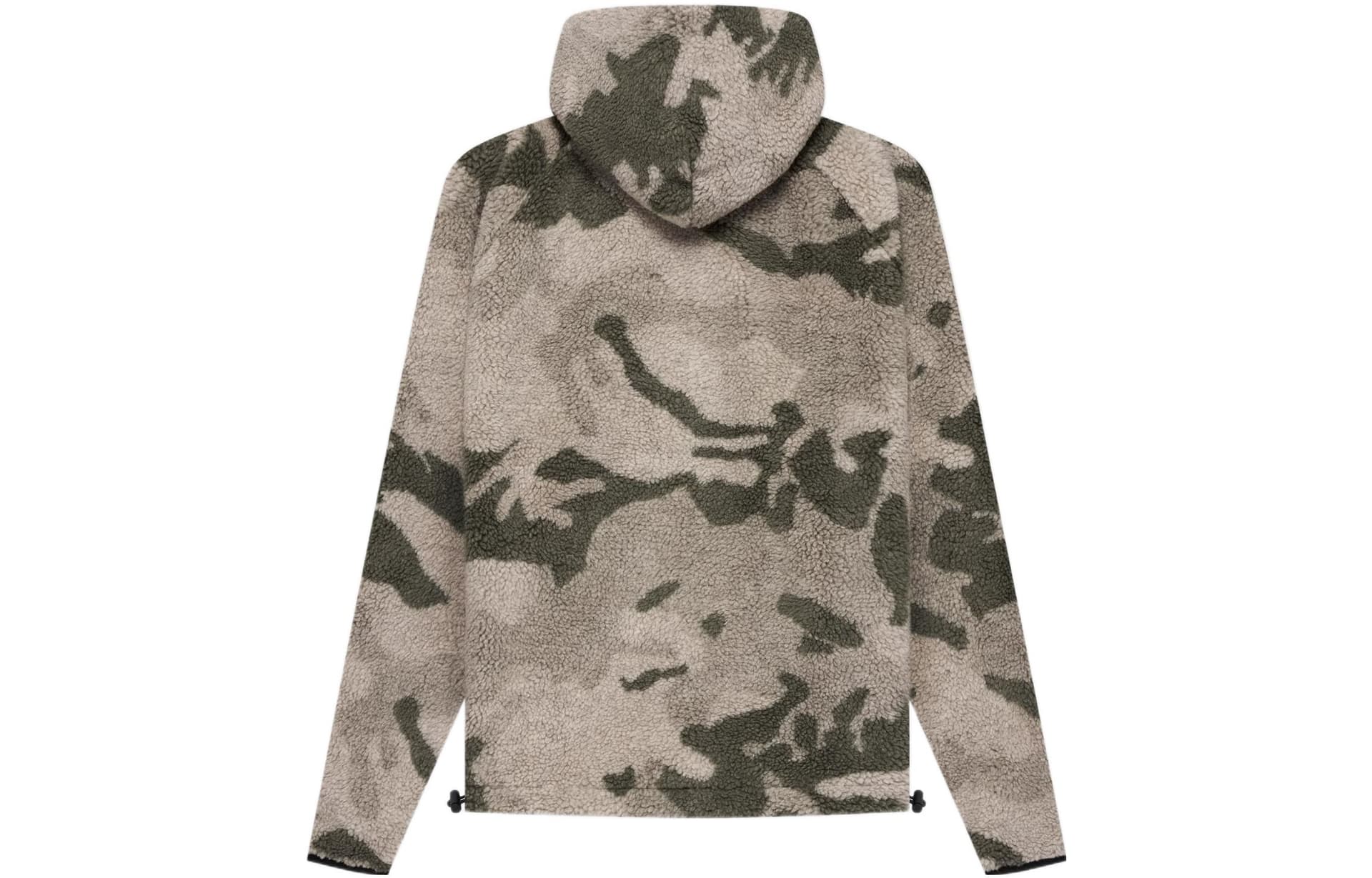 Худи Fear of God Essentials SS22 Polar Fleece Half Zip Hoodie Camouflage - изображение 2
