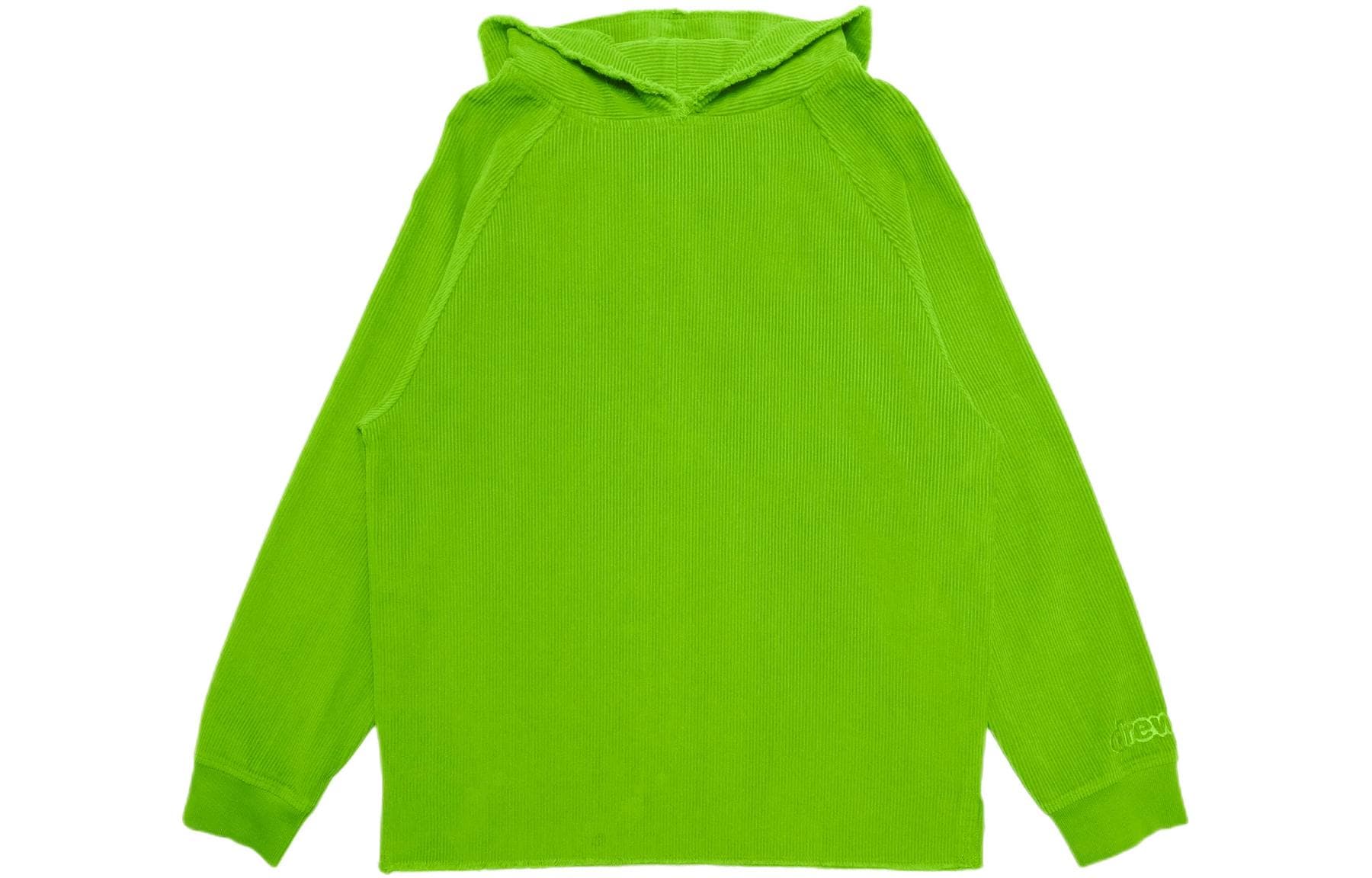 Худи Drew House Corduroy Hoodie Lime - изображение 2