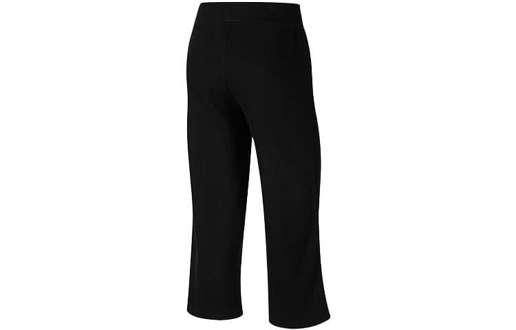 Штаны Nike Cropped Wide-Leg Pants Black - изображение 2
