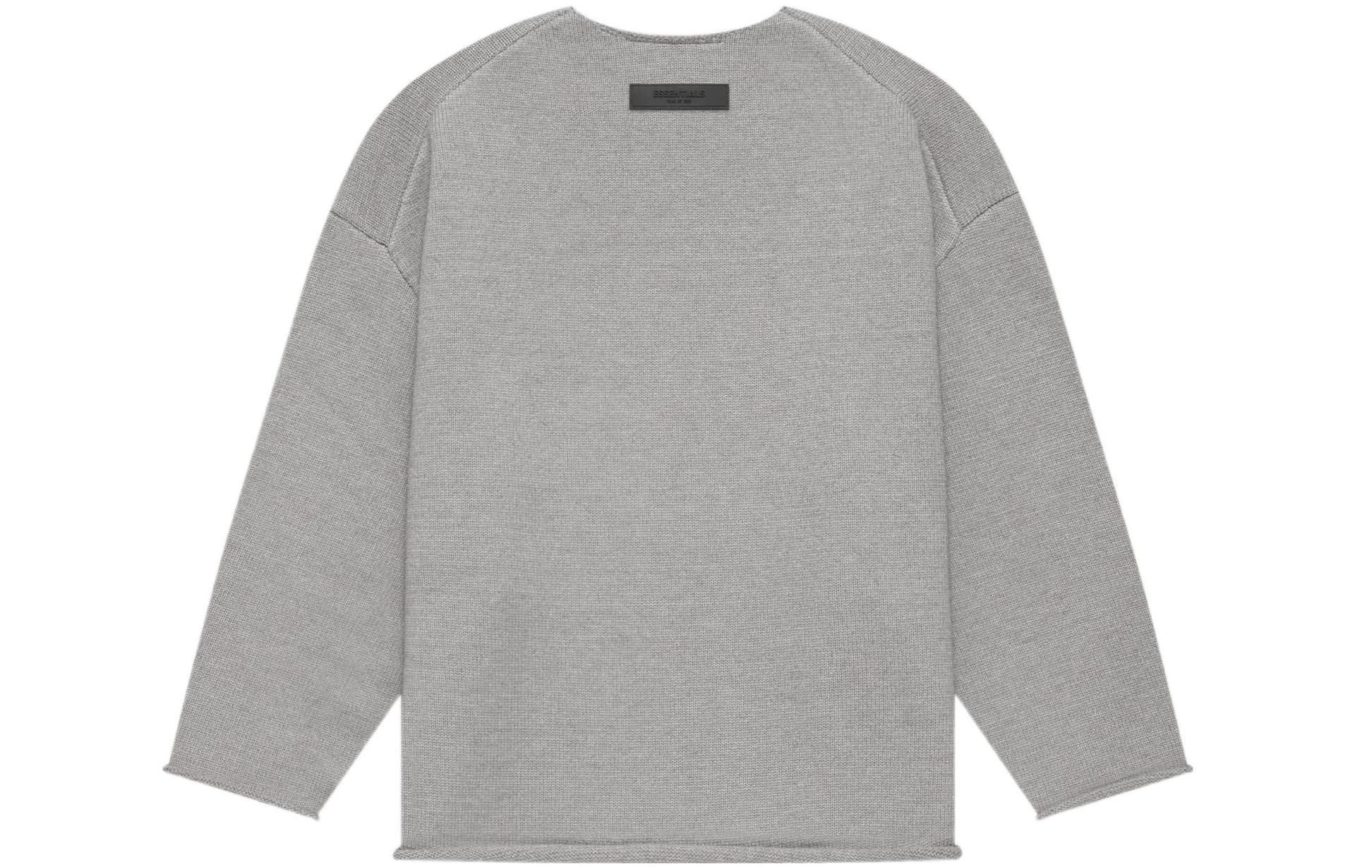 Худи Fear of God Essentials SS22 Raw edge sweater Dark Oatmeal 1977 - изображение 2