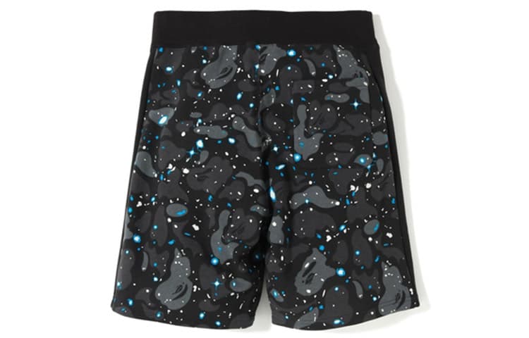Шорты A BATHING APE Space Camo Shark Sweat Shorts - изображение 2