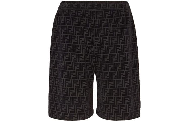 Шорты Fendi Logo Print Drawstring Shorts - изображение 2
