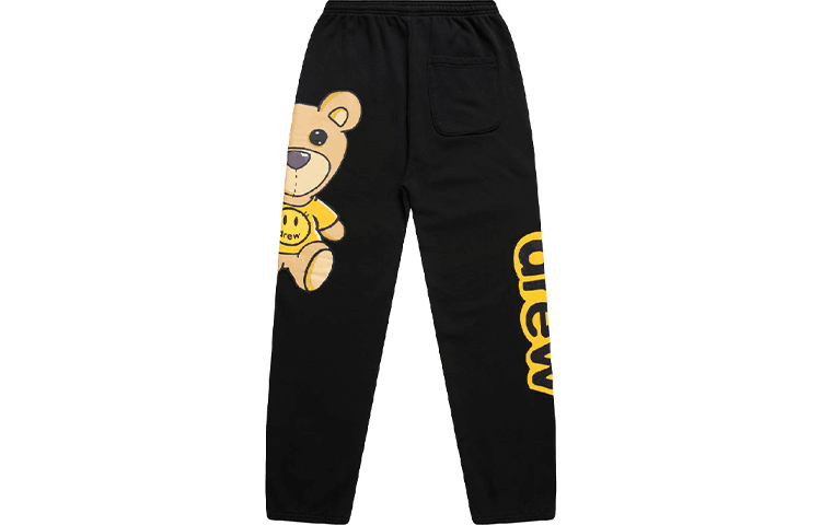 Штаны Drew House logo FW21 Theodore house Sweatpant Black - изображение 2