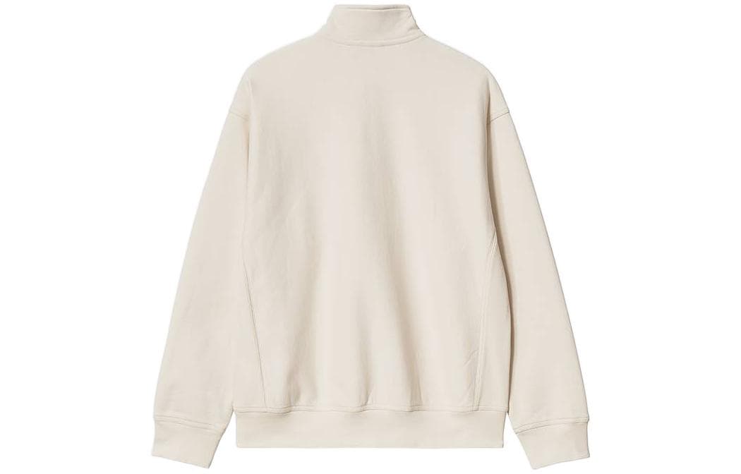 Кофта Carhartt WIP Half Zip American Script Sweatshirt Natural Logo - изображение 2