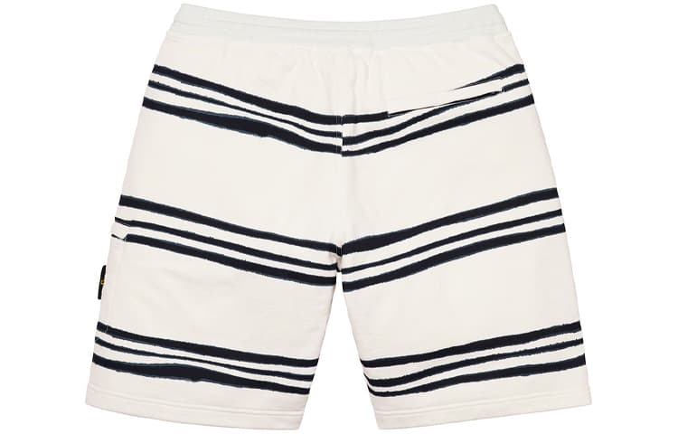 Тренировочные штаны Supreme x Stone Island Warp Stripe Sweatshort - изображение 2