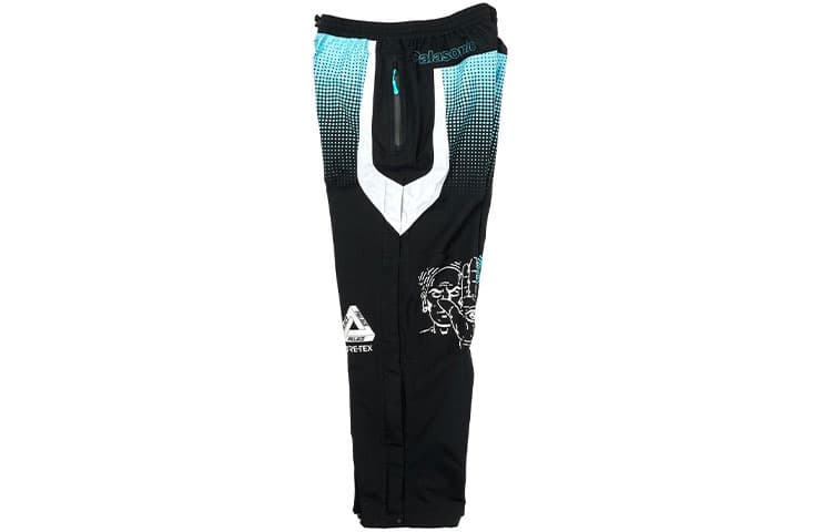 Штаны PALACE x Cannondale FW21 Mad Boy GORE-TEX Paclite Pant BlackMint Logo - изображение 4