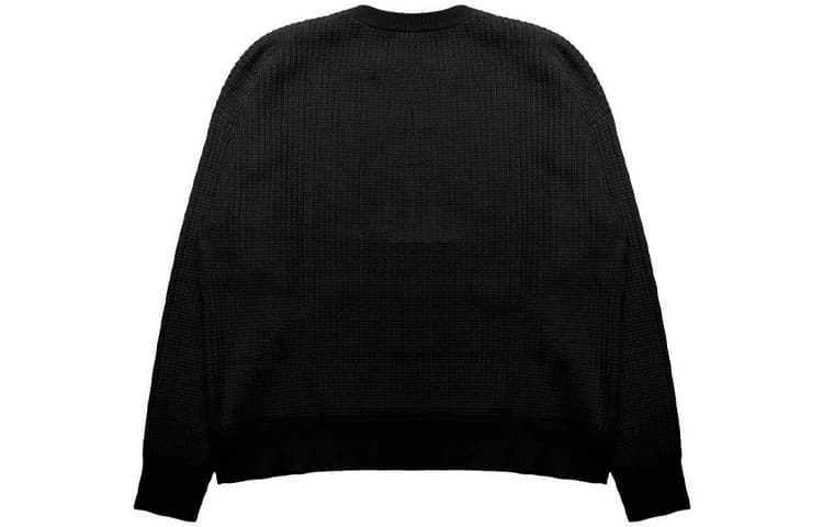 Кофта Drew House FW21 Mascot Waffle Sweater Black - изображение 2