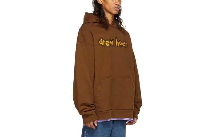 Худи Drew House logo Brown Logo - изображение 3