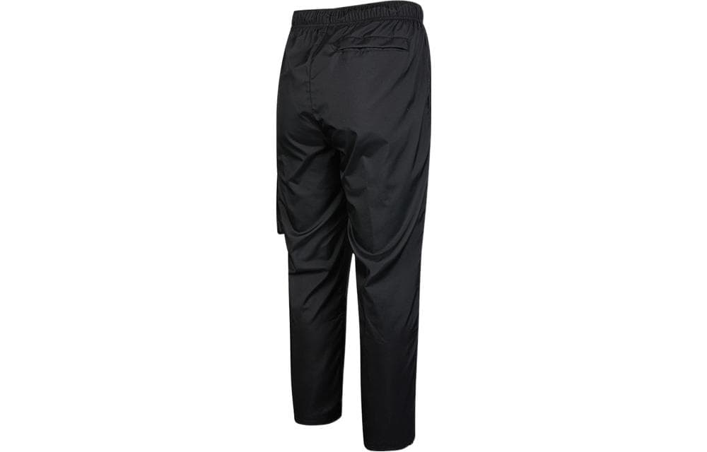Штаны Jordan Logo Print Woven Pants Black — фото 2