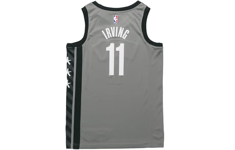 Баскетбольная майка Jordan NBA Brooklyn Nets Kyrie Irving 11 Black Steel Grey - изображение 2
