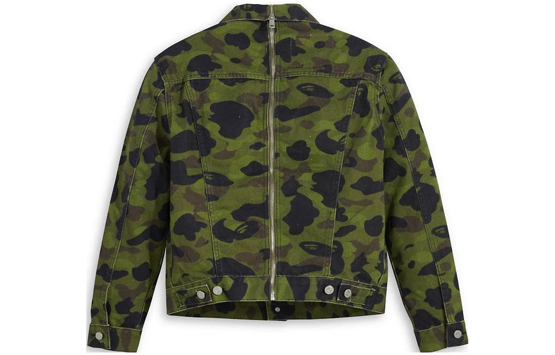Джинсовая куртка Levis x BAPE Camo Denim Jacket - изображение 2