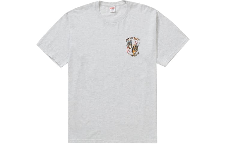 Футболка Supreme Laugh Now Tee Grey - изображение 2