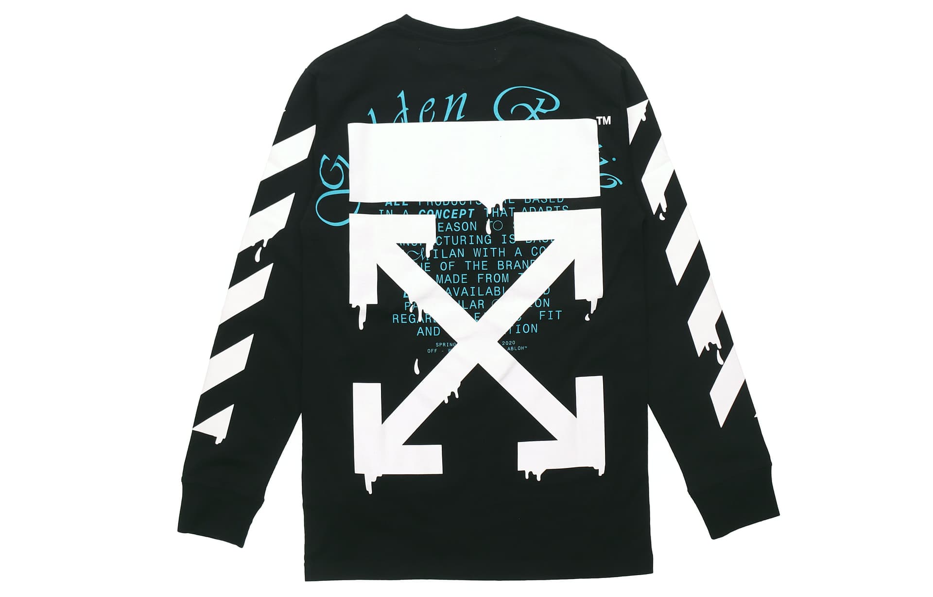 Футболка OFF-WHITE SS20 Dripping Arrows LogoT - изображение 2