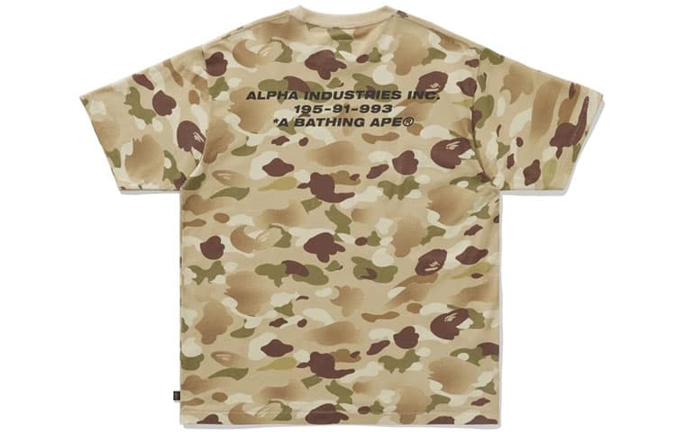 Футболка BAPE x Alpha Industries LogoT - изображение 2