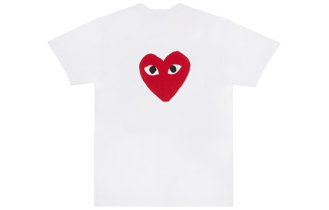 Футболка CDG Play T-Shirt White - изображение 2