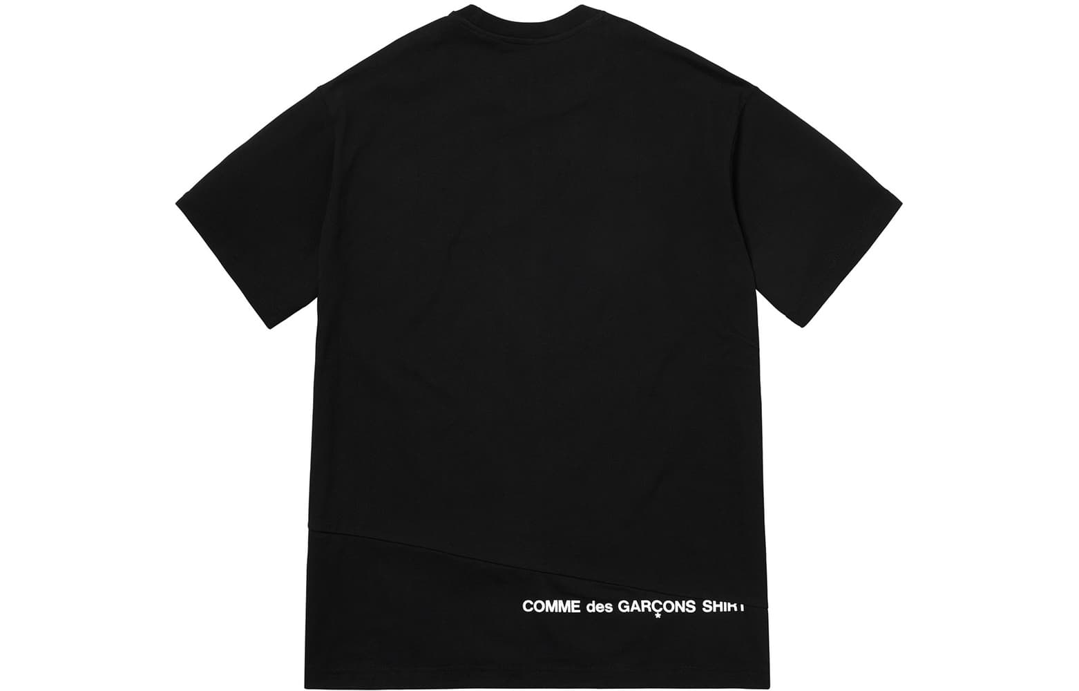 Футболка Supreme x Comme des Garcons SHIRT Split Box Logo Tee - изображение 2