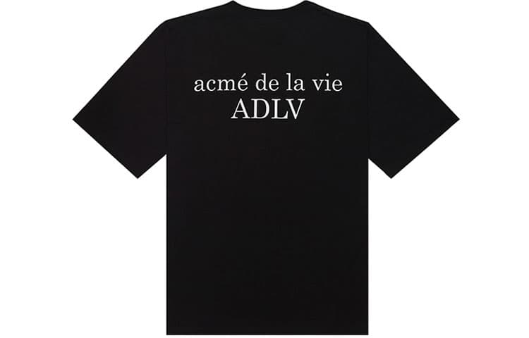 Футболка acme de la vie ADLV Basic Short Sleeve T-shirt Black - изображение 2