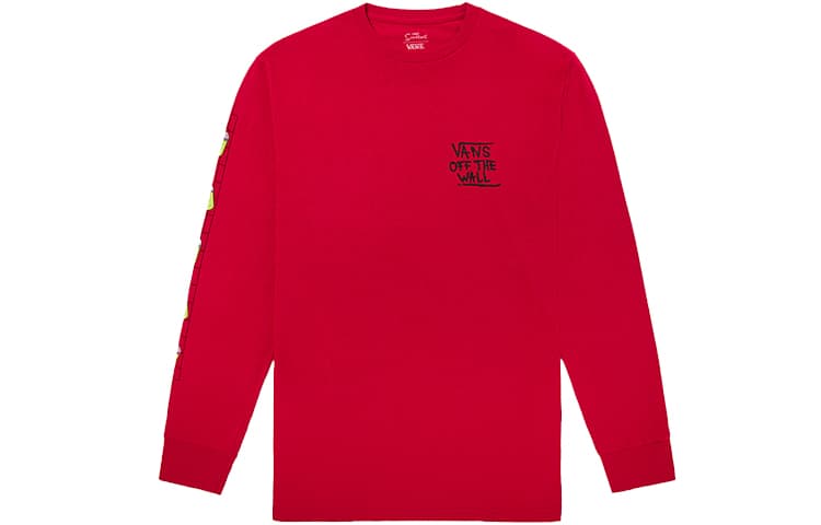 Кофта Vans x The Simpsons Long Sleeve Tee Red - изображение 2