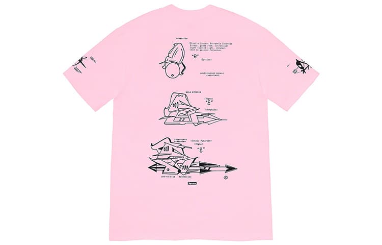 Футболка Supreme Rammellzee Tag Tee Pink - изображение 2
