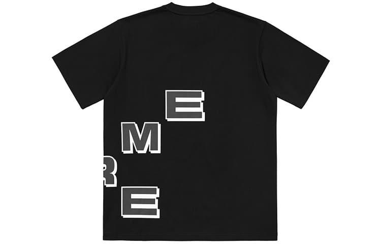 Футболка Supreme FW18 Stagger Tee Black LogoT - изображение 2