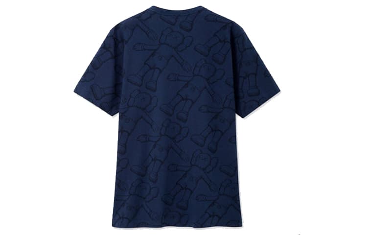 Футболка UNIQLO x KAWS Totem Print T-Shirt Navy - изображение 2