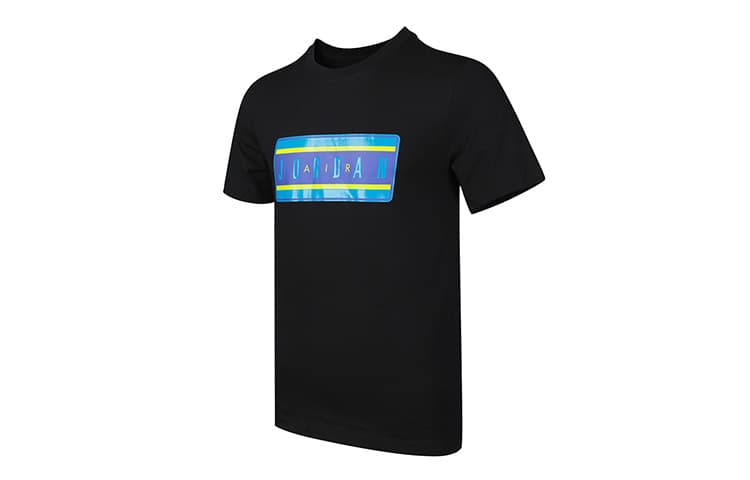 Футболка Jordan Sticker SS Crew Black - изображение 2