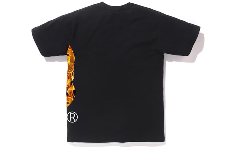 Футболка BAPE Flame Side Big Ape Head T-shirt T - изображение 2