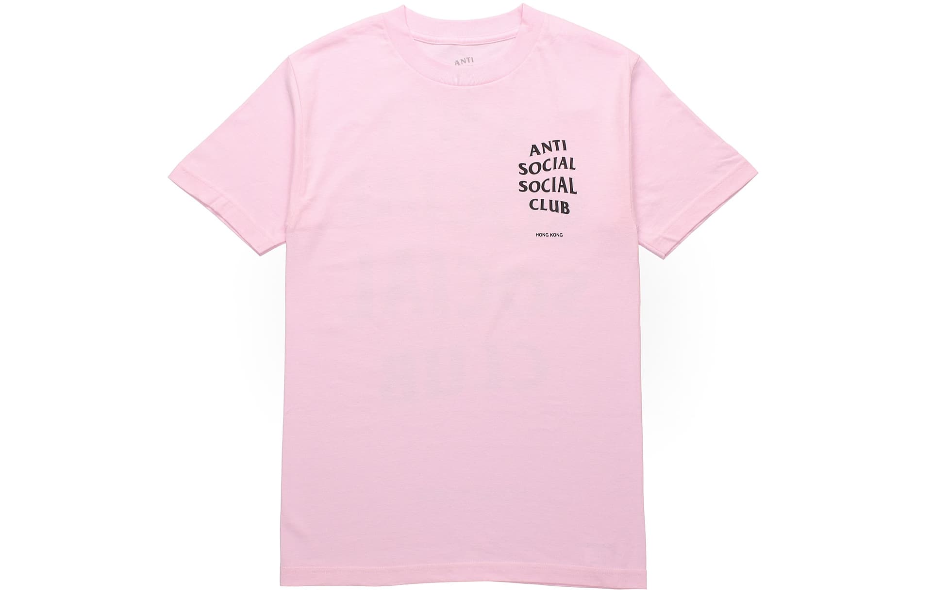 Футболка Anti Social Social Club Hong Kong Logo T-Shirt Pink - изображение 2