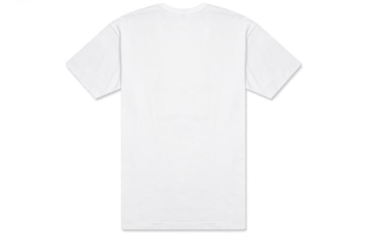 Футболка CDG Play Double Heart T-Shirt White - изображение 2