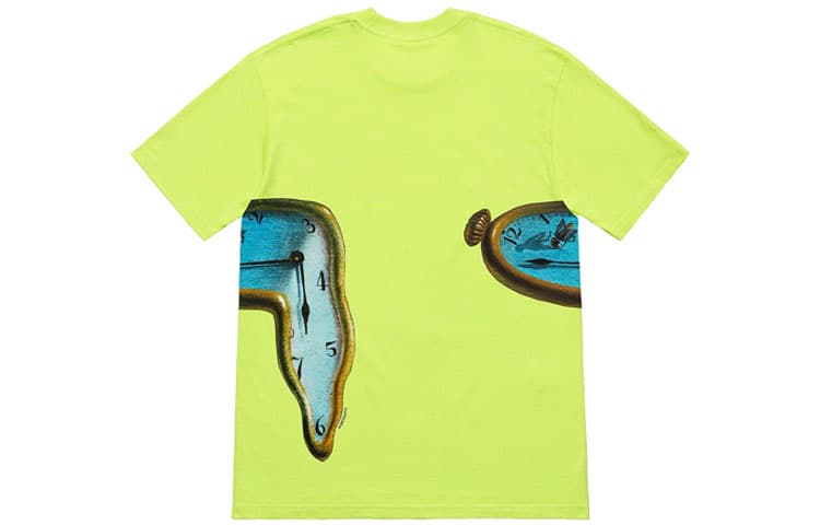 Футболка Supreme The Persistence of Memory Tee Neon Green - изображение 2