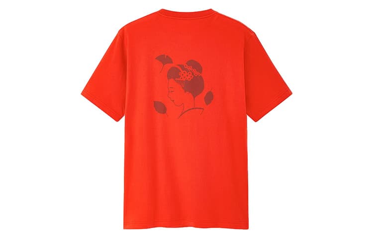 Футболка UNIQLO Miyage T-Shirt Orange Brown - изображение 2