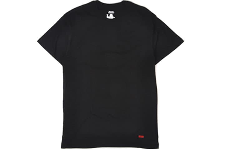 Футболка Supreme Hanes Tagless Tees Black - изображение 2