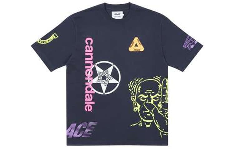 Футболка PALACE x Cannondale Mad Boyt-shirt Navy FW21 LogoT - изображение 2