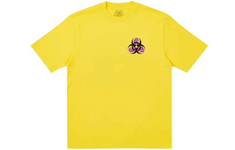 Футболка PALACEBIO HAZRD T-SHIRT YELLOW LogoT - изображение 2