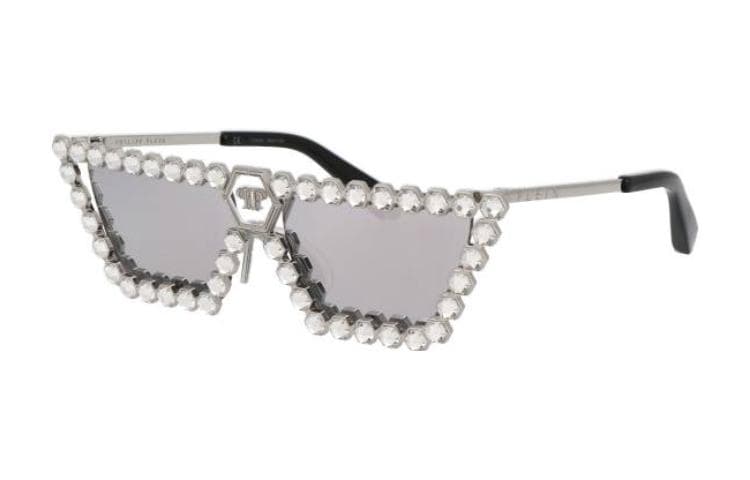 Солнцезащитные очки Philipp Plein Butterfly Metal Sunglasses Silver - изображение 1
