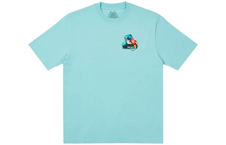 Футболка PALACE National Flag Triangle Print Short Sleeve T-shirt T - изображение 2