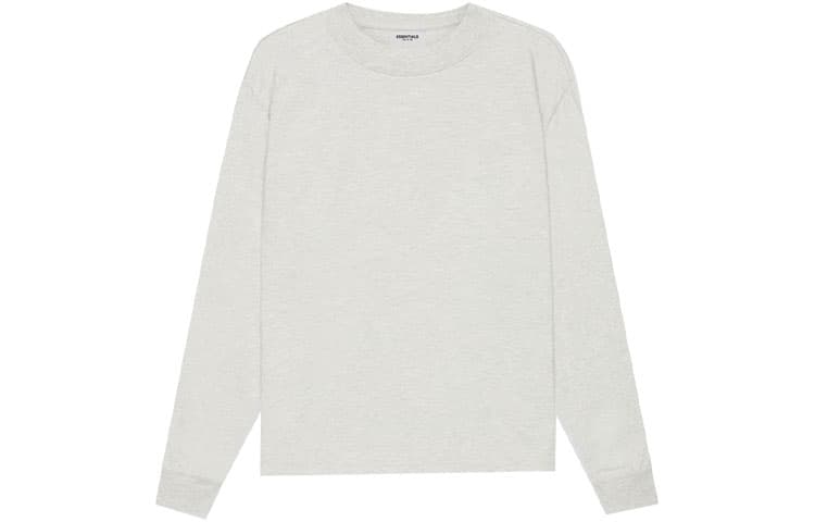 Кофта Fear of God Essentials Long Sleeve Tee Light Heather Oatmeal SS21 T - изображение 2