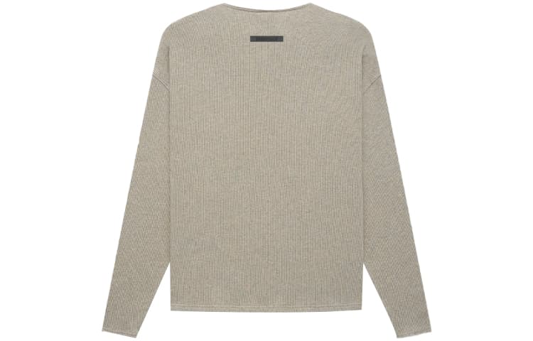Футболка Fear of God Essentials Thermal Henley Ls Heather Oat T - изображение 2