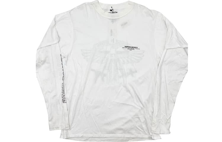 Кофта Travis Scott Cactus Jack Long Sleeve Hood Toyota Tee White T - изображение 2