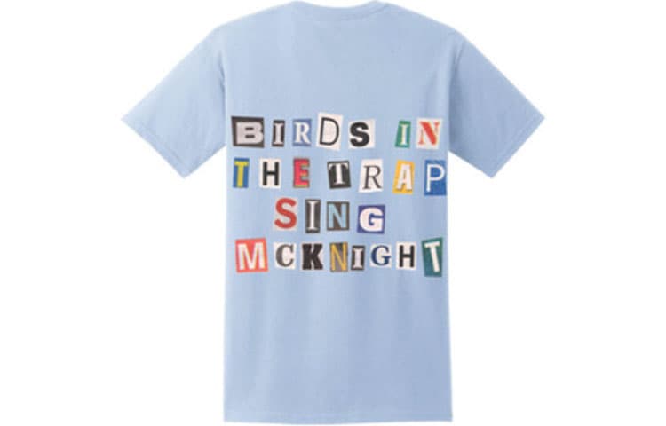 Футболка Travis Scott Cactus Jack Birds In The Trap Sing Mcknight Eagle Tee Blue T - изображение 2