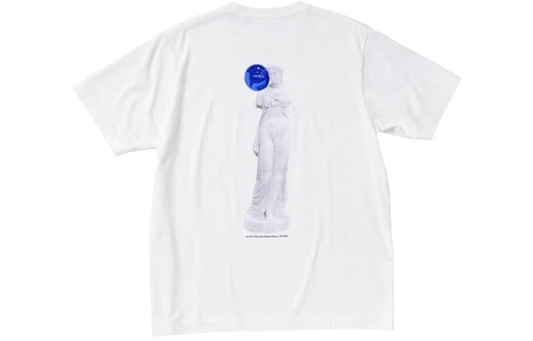 Футболка UNIQLO Белые Мужские T-рубашки - изображение 2