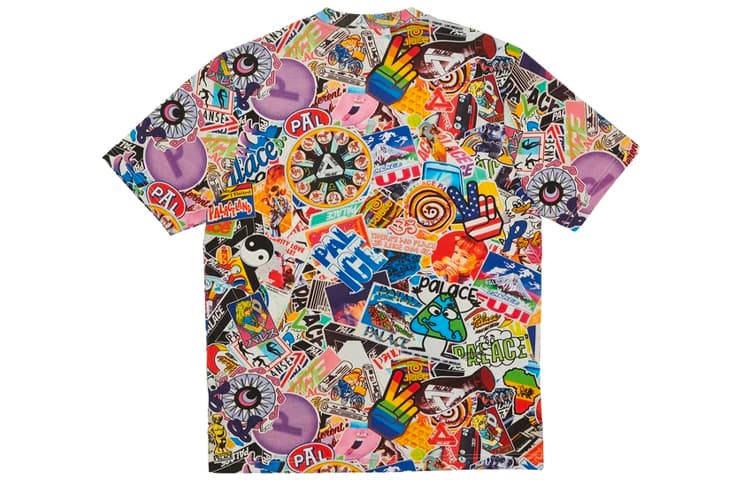 Футболка Palace FW21 Sticker Pack T-Shirt Multi - изображение 2