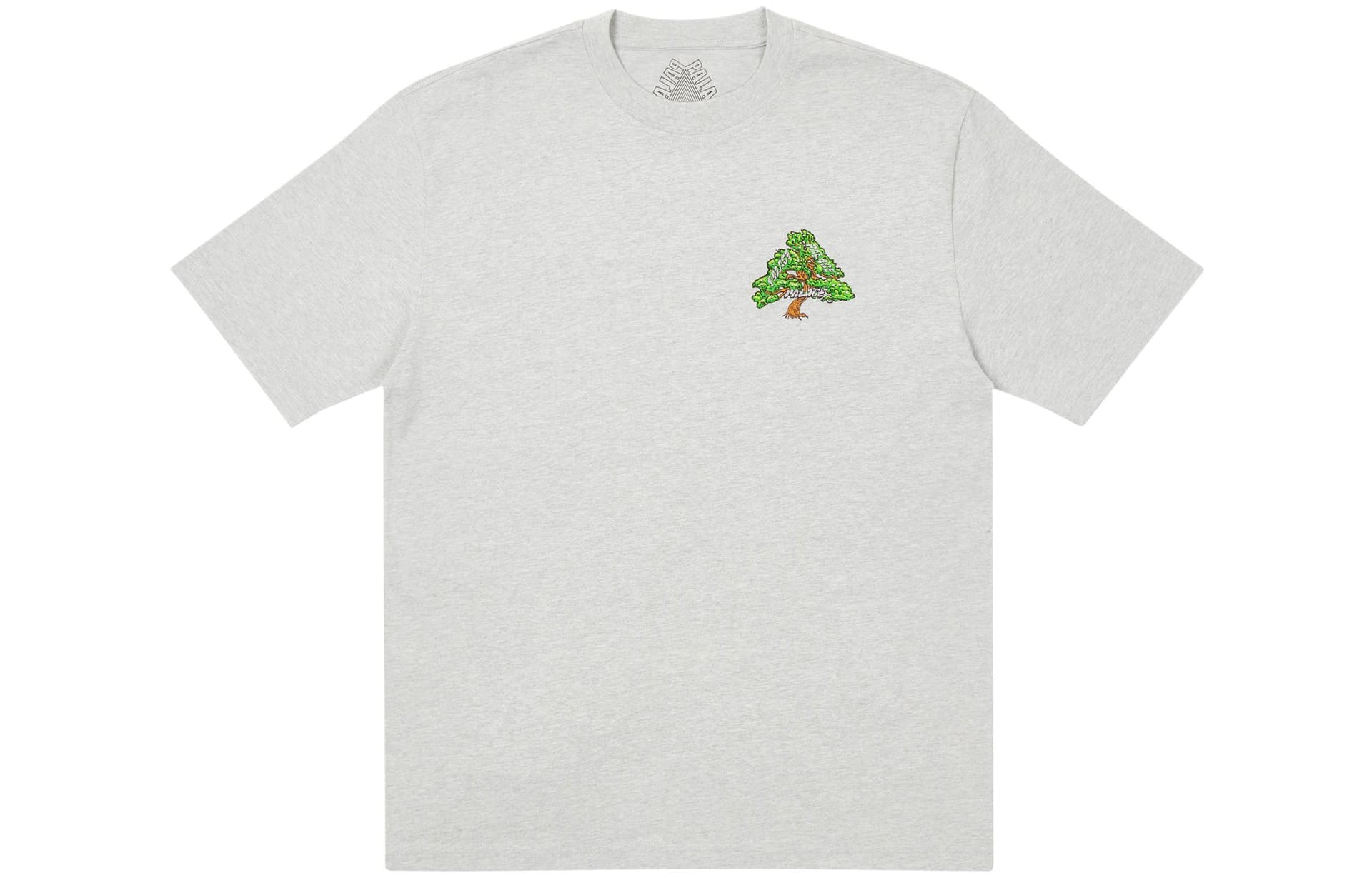 Футболка PALACE SS22 Bonsai T-shirt Grey Marl LogoT - изображение 2