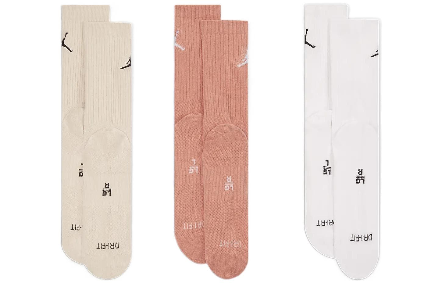 Носки Jordan Socks Pink/White/Beige - изображение 2
