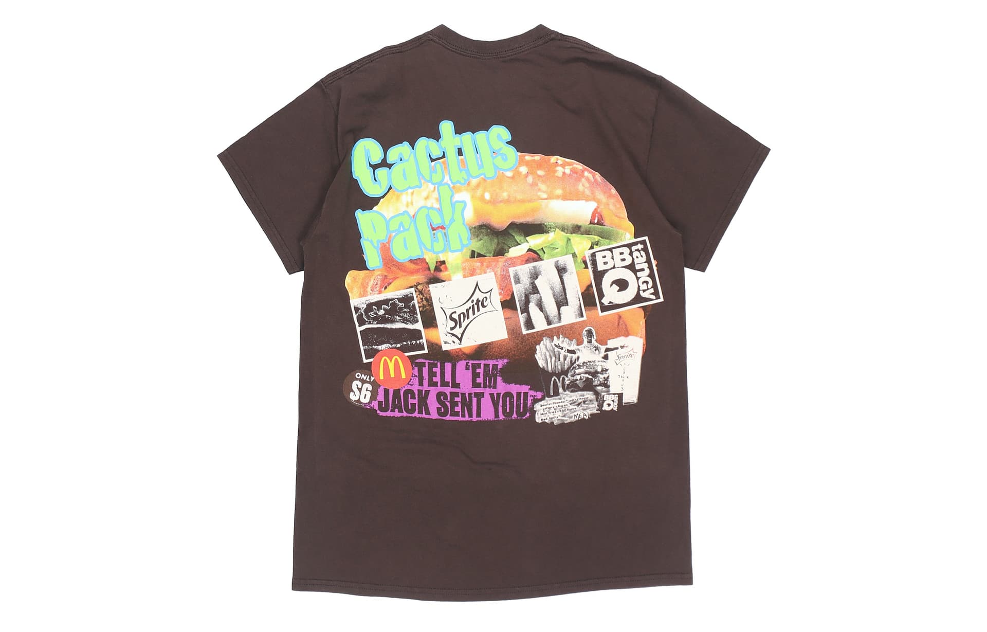 Футболка Travis Scott Cactus Jack x McDonald's CACTUS PACK VINTAGE PROMO Tee LogoT - изображение 2