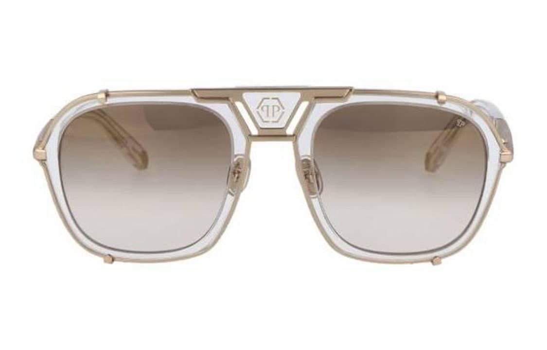 Солнцезащитные очки Philipp Plein Aviator Sunglasses Rose Gold - изображение 3