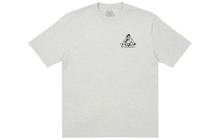 Футболка PALACE FW21 Tri-heads T-shirt Grey Marl LogoT - изображение 2