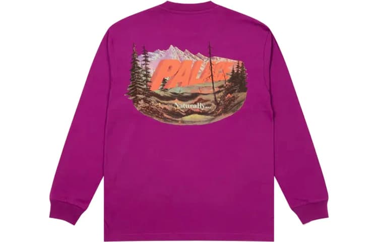 Кофта PALACE FW21 Chapping Longsleeve Plum T - изображение 2