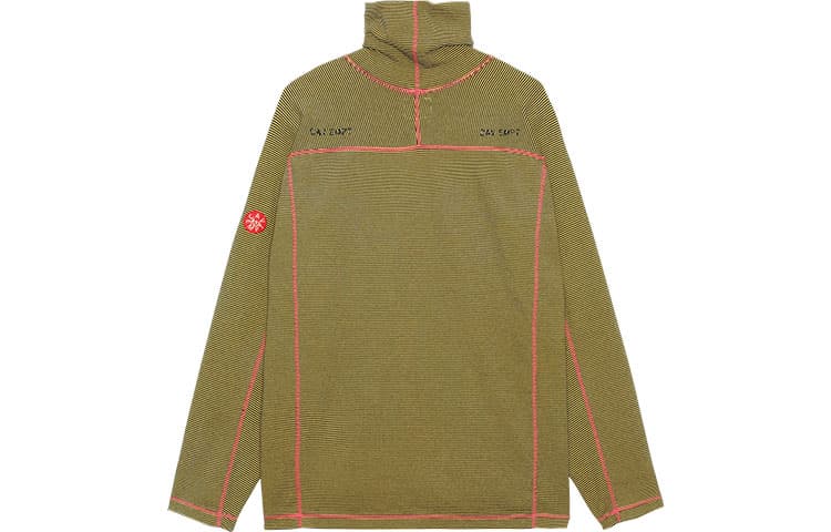 Кофта Cav Empt SS22 Overdye Stripe Rib Turtle Neck Long Sleeve Tee T - изображение 2